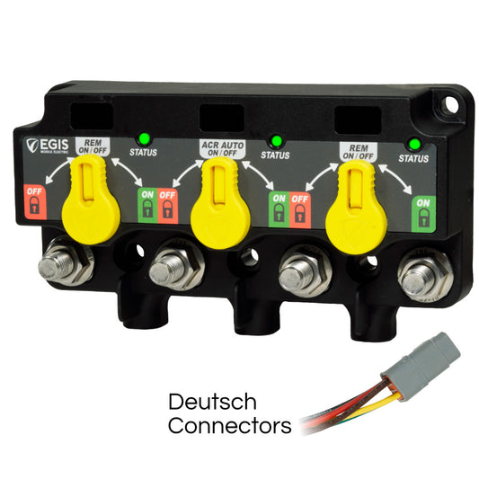Egis XD Flex 1 Triple Relay/VSR/LVD w/Knob - 6-Pin DTM Connector [8830-1111]