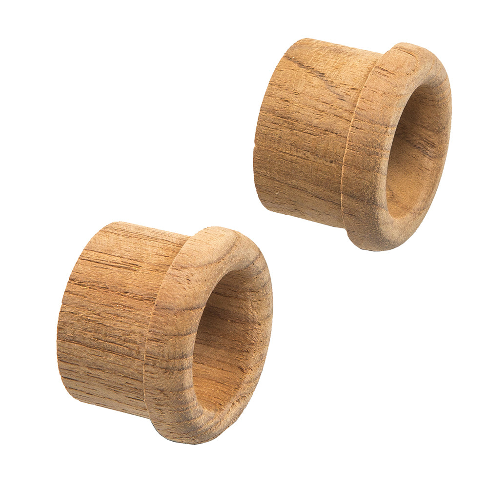 Whitecap Teak Finger Pull - 5/8" Barrel Length - 2 Pack [60145-A]